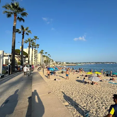 Juan-les-pins Clim-plage 200m -piscine * Antibes